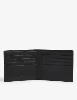 PRADA Logo-badge Leather Bifold Wallet For Mens Nero 1 -Deals PRADA Store unnamed file 363