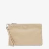 PRADA Brand-plaque Recycled-nylon Clutch Bag For Mens Deserto