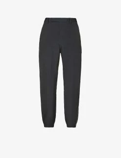 PRADA Tapered Regular-fit Shell Trousers Nero -Deals PRADA Store unnamed file 432