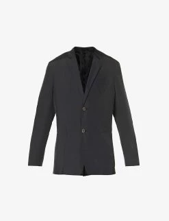 PRADA Single-breasted Regular-fit Shell Jacket Nero -Deals PRADA Store unnamed file 438