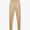 PRADA Tapered Regular-fit Cotton-twill Trousers For Mens Corda