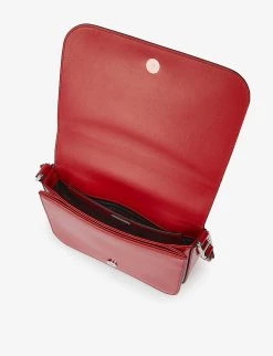 PRADA Spazzolato Leather Satchel Bag For Womens Scarlatto N -Deals PRADA Store unnamed file 482