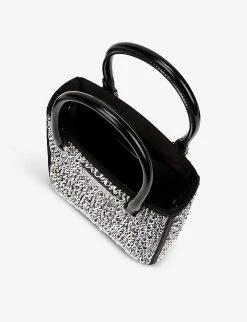 PRADA Crystal-embellished Leather Cross-body Bag For Womens Metal -Deals PRADA Store unnamed file 51