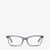 PRADA PR 16WV 06M1O1 Cat-eye Acetate Optical Glasses For Womens Blue -Deals PRADA Store unnamed file 529