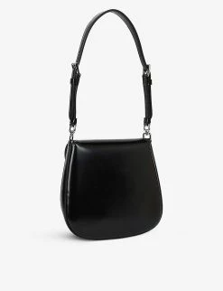 PRADA Cleo Mini Leather Shoulder Bag For Womens Nero -Deals PRADA Store unnamed file 55