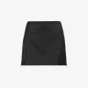 PRADA Bead-embellished Recycled-nylon Mini Skirt For Womens Nero -Deals PRADA Store unnamed file 565