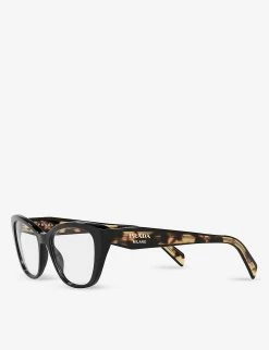 PRADA PR 19WV Cat Eye-frame Acetate Optical Glasses For Womens Black -Deals PRADA Store unnamed file 573