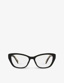PRADA PR 19WV Cat Eye-frame Acetate Optical Glasses For Womens Black -Deals PRADA Store unnamed file 575