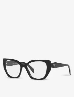 PRADA PR 18WV Square-framed Acetate Glasses For Womens Black -Deals PRADA Store unnamed file 640