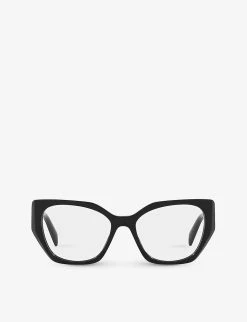 PRADA PR 18WV Square-framed Acetate Glasses For Womens Black -Deals PRADA Store unnamed file 643