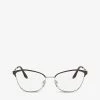 PRADA PR 62XV Cat-eye Optical Glasses For Womens Black