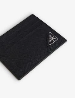 PRADA Brand-plaque Leather Card Holder For Mens Nero -Deals PRADA Store unnamed file 66