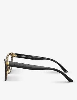 PRADA PR 05WV Round-frame Acetate Optical Glasses For Womens Black -Deals PRADA Store unnamed file 697