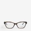 PRADA PR 03WV Acetate Rectangle-frame Eyeglasses For Womens Brown