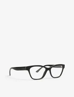PRADA PR 03WV Rectangle-framed Acetate Glasses For Womens Black -Deals PRADA Store unnamed file 707