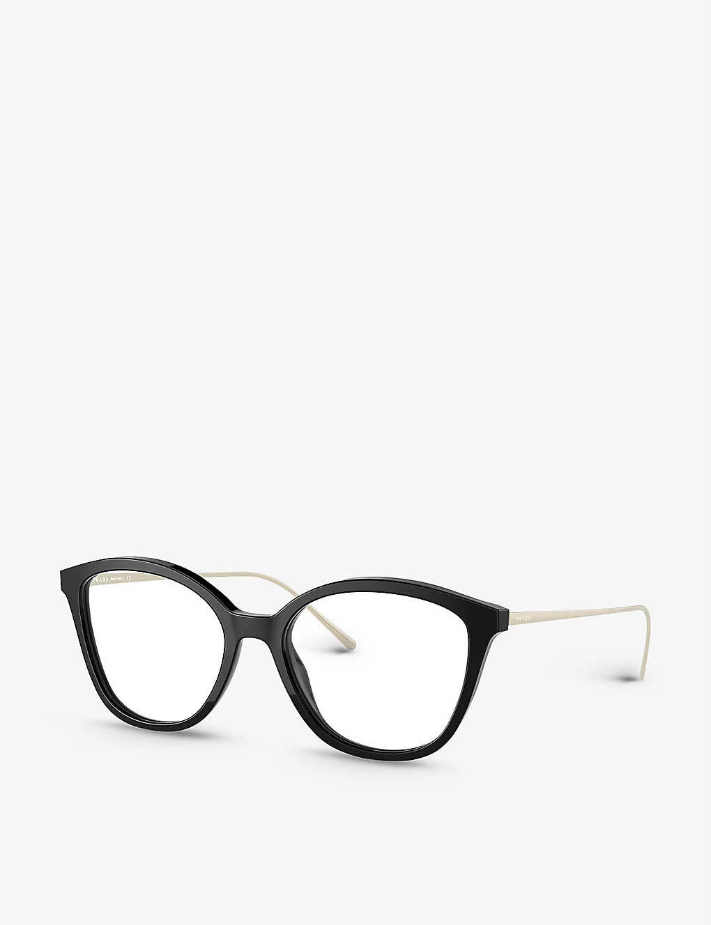 PRADA PR11VV Conceptual Acetate And Metal Glasses For Womens Black 4 PRADA PR11VV Conceptual Acetate And Metal Glasses For Womens Black - Image 2