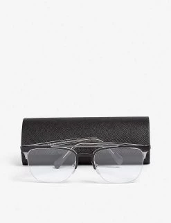 PRADA Pr63U54 Square-frame Optical Glasses For Womens Black -Deals PRADA Store unnamed file 727