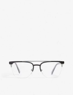 PRADA Pr63U54 Square-frame Optical Glasses For Womens Black -Deals PRADA Store unnamed file 730