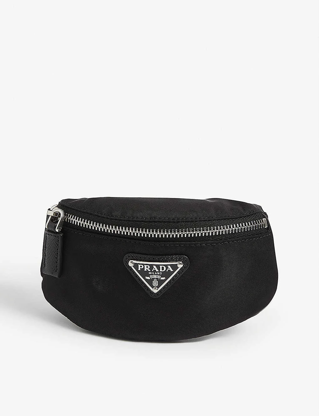 PRADA Logo Nylon Banana Bag For Womens Nero 8 PRADA Logo Nylon Banana Bag For Womens Nero - Image 6