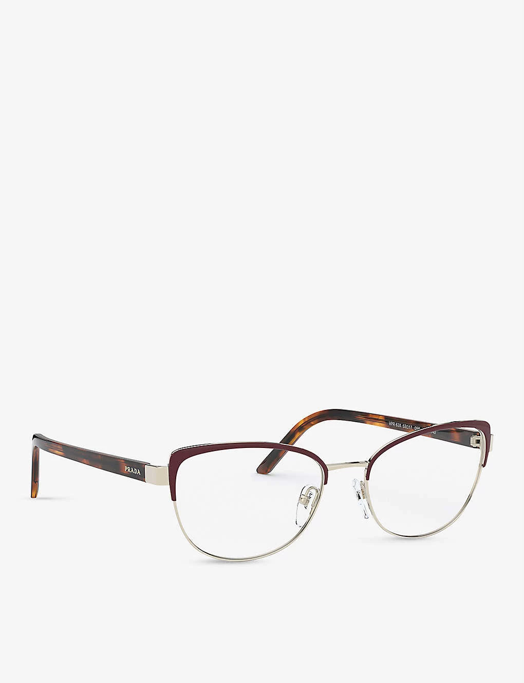 PRADA PR 63XV Cat-eye Optical Glasses For Womens Red 4 PRADA PR 63XV Cat-eye Optical Glasses For Womens Red - Image 2