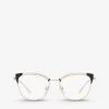 PRADA PR62UV Conceptual Metal Glasses For Womens Grey -Deals PRADA Store unnamed file 753