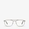PRADA PR 54XV Square-frame Optical Glasses For Womens Grey