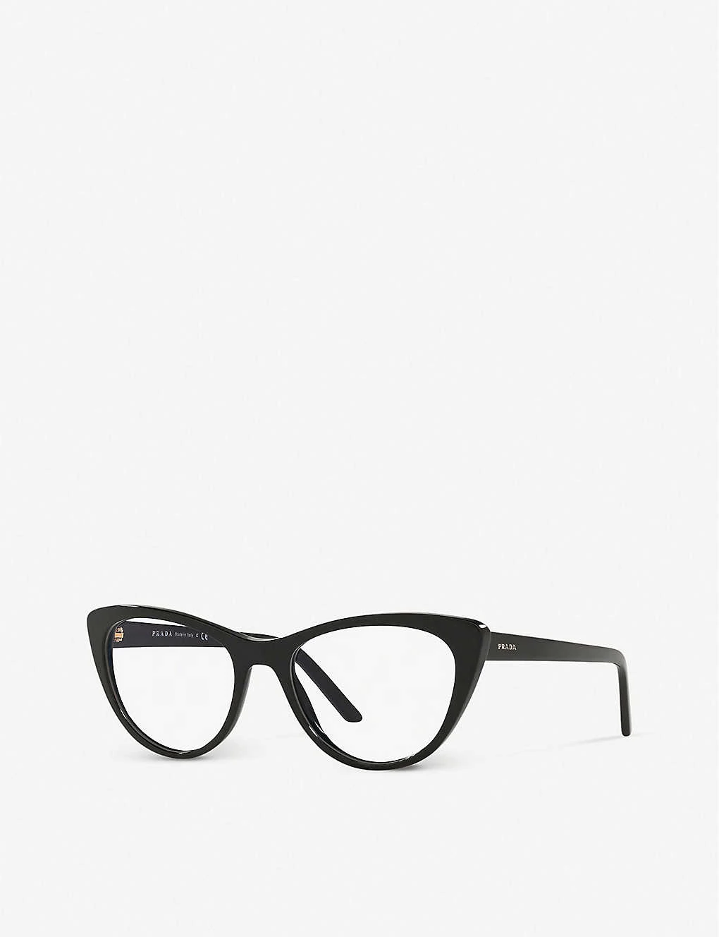 PRADA PR 05XV Millennials Acetate Cat-eye Frame Optical Glasses For Womens Black 4 PRADA PR 05XV Millennials Acetate Cat-eye Frame Optical Glasses For Womens Black - Image 2