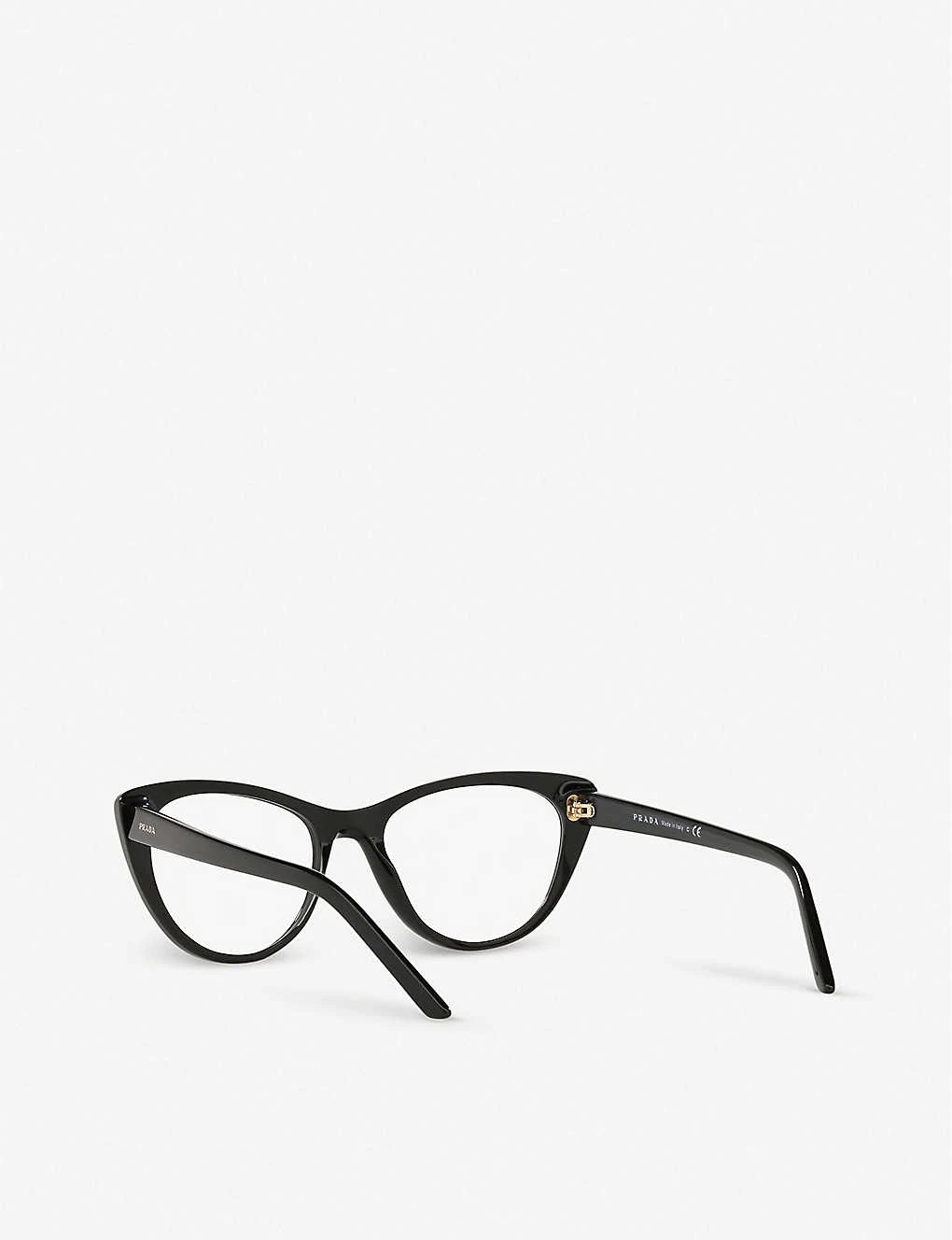 PRADA PR 05XV Millennials Acetate Cat-eye Frame Optical Glasses For Womens Black 6 PRADA PR 05XV Millennials Acetate Cat-eye Frame Optical Glasses For Womens Black - Image 4