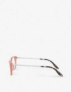 PRADA PR 14XV Rectangular Acetate Eyeglasses For Womens Pink -Deals PRADA Store unnamed file 773