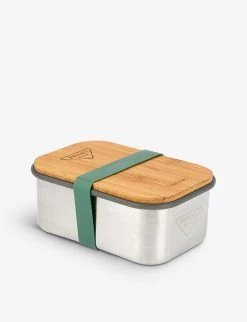 Prada X Black+Blum Stainless-steel, Bamboo And Silicone Lunch Box Acciaio -Deals PRADA Store unnamed file 78