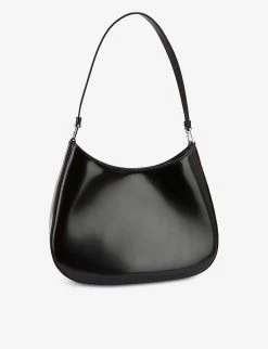 PRADA Cleo Leather Shoulder Bag For Womens Nero -Deals PRADA Store unnamed file 81
