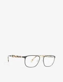 PRADA Pr54xv Square-frame Glasses For Mens Black -Deals PRADA Store unnamed file 835