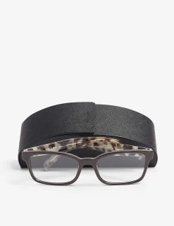 PRADA Square-frame Optical Glasses For Womens Brown -Deals PRADA Store unnamed file 862