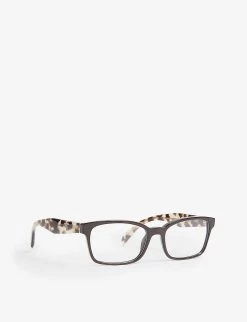 PRADA Square-frame Optical Glasses For Womens Brown -Deals PRADA Store unnamed file 863