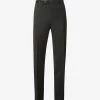 PRADA Regular-fit Tapered Wool-blend Trousers For Mens Nero -Deals PRADA Store unnamed file 870