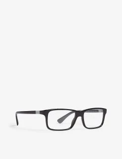 PRADA Pr06S56 Heritage Rectangle-frame Optical Glasses For Womens Black -Deals PRADA Store unnamed file 883