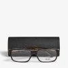 PRADA PR16MV Square-frame Tortoiseshell Glasses For Mens Blue