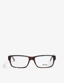 PRADA PR16MV Square-frame Tortoiseshell Glasses For Mens Blue -Deals PRADA Store unnamed file 909