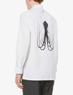 PRADA Symbol Graphic-print Cotton-poplin Shirt For Mens Bianco 11 PRADA Symbol Graphic-print Cotton-poplin Shirt For Mens Bianco -Deals PRADA Store unnamed file 920