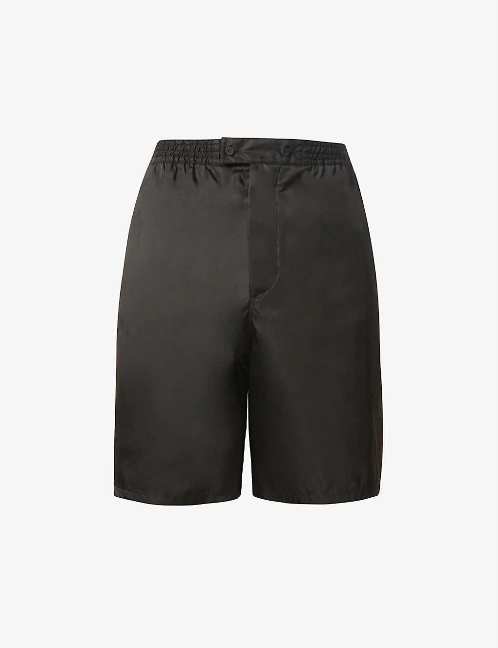 PRADA High-rise Regular-fit Recycled-nylon Shorts For Mens Nero 8 PRADA High-rise Regular-fit Recycled-nylon Shorts For Mens Nero - Image 6