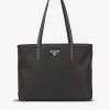 PRADA Brand-plaque Nylon Tote Bag For Womens Nero