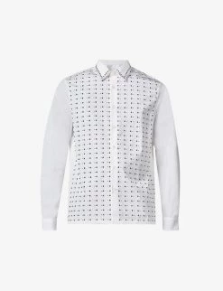 PRADA Sequin-embellished Regular-fit Cotton Shirt For Mens Bianco 13 PRADA Sequin-embellished Regular-fit Cotton Shirt For Mens Bianco -Deals PRADA Store unnamed file 964