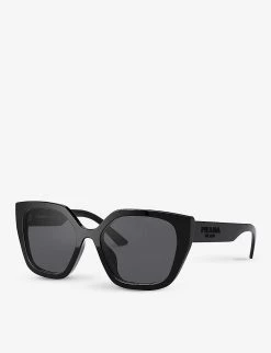 PRADA PR 24XS Rectangle-frame Sunglasses For Womens Black -Deals PRADA Store unnamed file 999